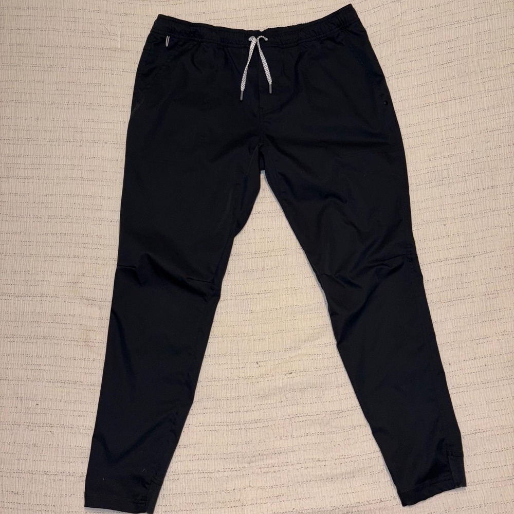Myles Tour Pants Mens XXL Black 31 Inseam Stretch Commuter Tapered Jogger